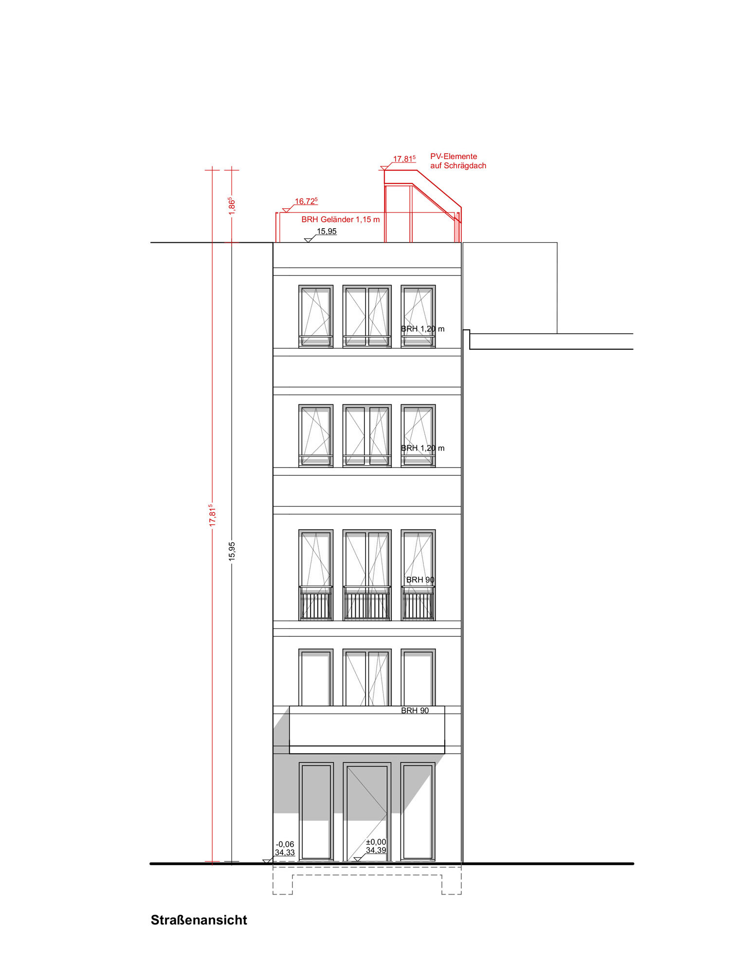 Bhutan Fassadenschnitt
