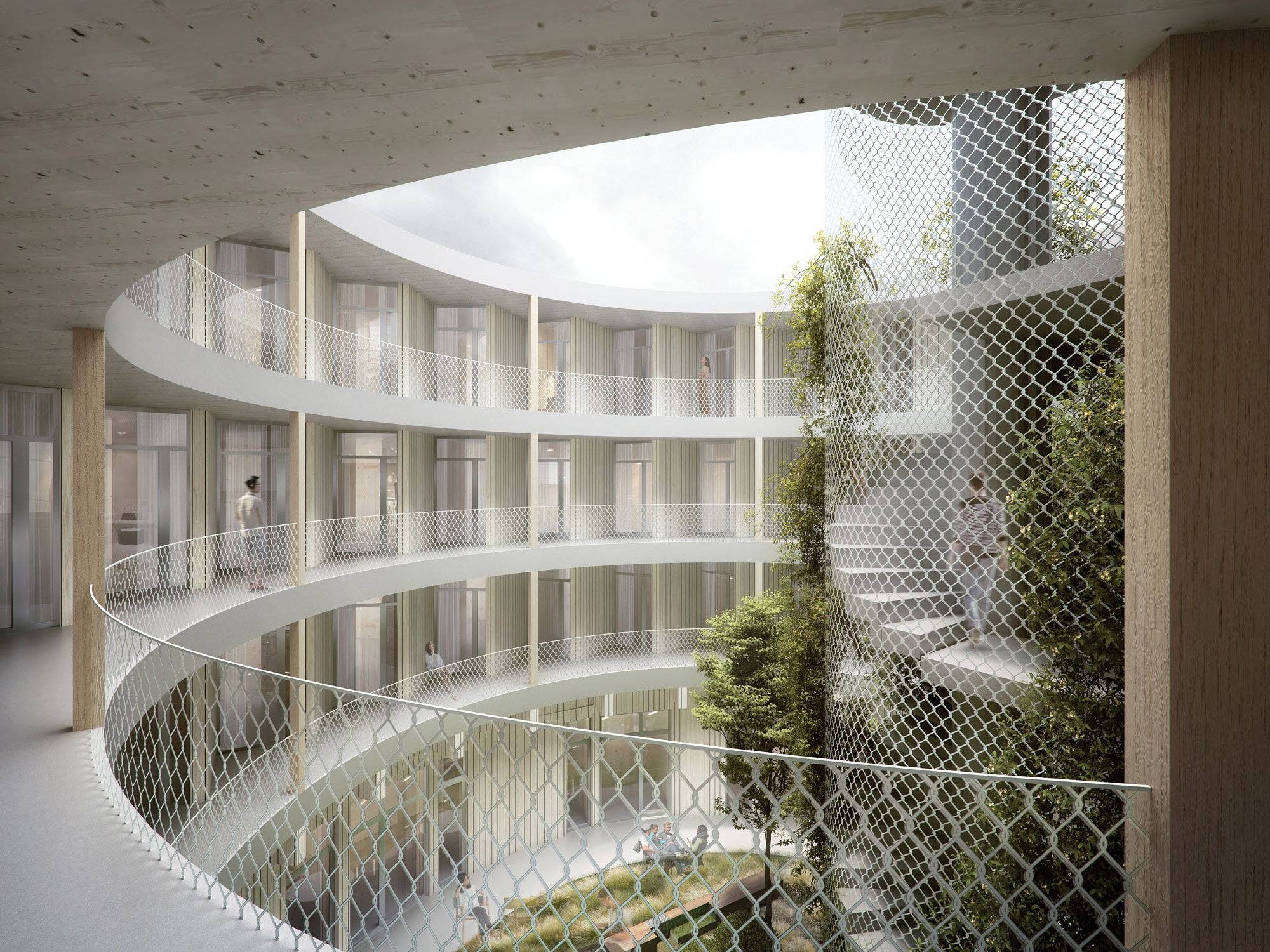 Rendering Studentenwohnheim